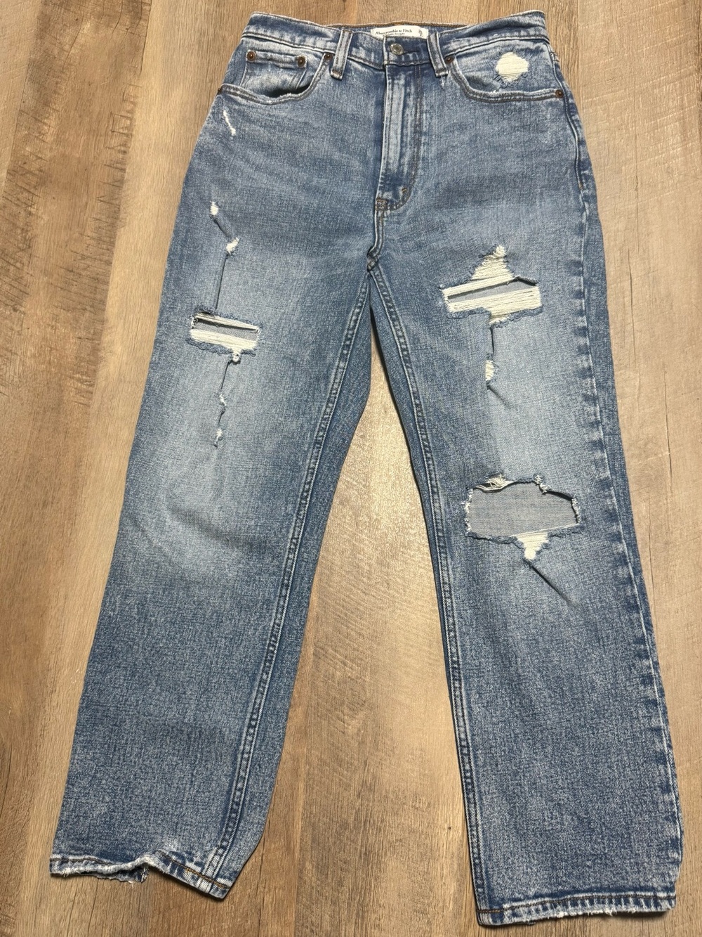 Abercrombie & Fitch Curve Love Straight High-Rise | Women’s 26/2 Short